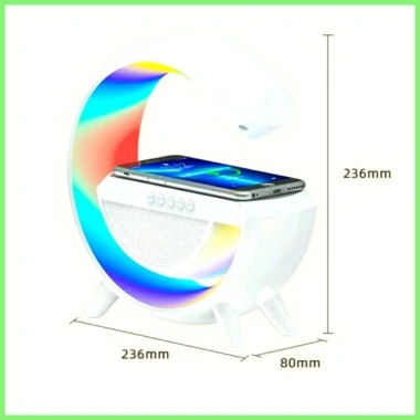 Loa Bluetooth Mini Đèn LED, Đồng Hồ Báo Thức Kỹ Thuật Số Hình Quả Cầu - Không Dây, Giá 88.088 VND 9