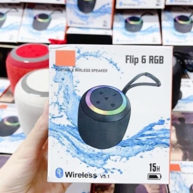 Loa Bluetooth Mini Flip6 RGB 360 độ, Công suất 5W, Bass mạnh, Giá chỉ 220.000 VND 7
