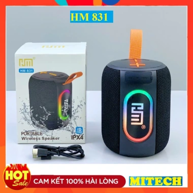 Loa Bluetooth Mini HM-831 - Bass mạnh, LED hiện đại, chống nước, chỉ 210.000₫ Loa Bluetooth Mini HM-831 - Bass mạnh, LED hiện đại, chống nước, chỉ 210.000₫