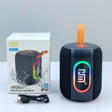 Loa Bluetooth Mini HM-831 - Bass mạnh, LED hiện đại, chống nước, chỉ 210.000₫