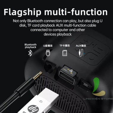 Loa Bluetooth Mini HP S01 TWS - USB/TF/AUX, Giá chỉ 260.000₫, Tiết kiệm ngay