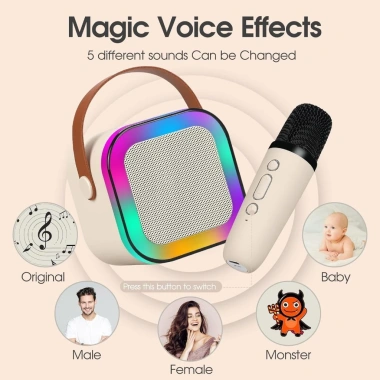 Loa Bluetooth Mini K12 không dây kèm 2 micro, chính hãng, giá 89.000đ, miễn phí vận chuyển 2