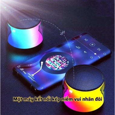 Loa Bluetooth Mini K30 Star - Âm Thanh Vòm 360°, LED RDG Full Màu Sắc Rực Rỡ, Giá 69.300 VND 4