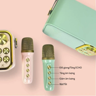 Loa Bluetooth Mini Karaoke kèm micro YS-105 & YS-103 - Âm thanh cực hay, bass mạnh, chính hãng giá 396.000₫ 4 Loa Bluetooth Mini Karaoke kèm micro YS-105 & YS-103 - Âm thanh cực hay, bass mạnh, chính hãng giá 396.000₫ 4