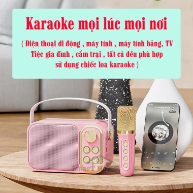 Loa Bluetooth Mini Karaoke Micro YS-105/YS-103 – Giá ưu đãi, kết nối điện thoại, laptop, TV, PC 2