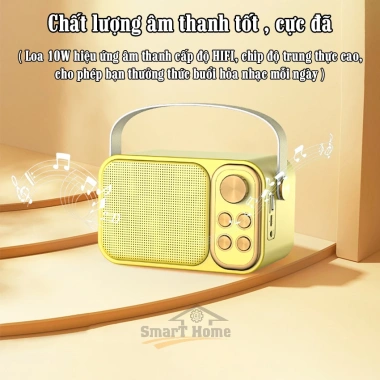 Loa Bluetooth Mini Karaoke Micro YS-105/YS-103 – Giá ưu đãi, kết nối điện thoại, laptop, TV, PC 5