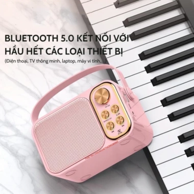 Loa Bluetooth Mini Karaoke YS-105/YS-103 – Bass mạnh, âm thanh siêu hay, thay đổi tone 2 mic – chỉ 405.000₫ 6 Loa Bluetooth Mini Karaoke YS-105/YS-103 – Bass mạnh, âm thanh siêu hay, thay đổi tone 2 mic – chỉ 405.000₫ 6