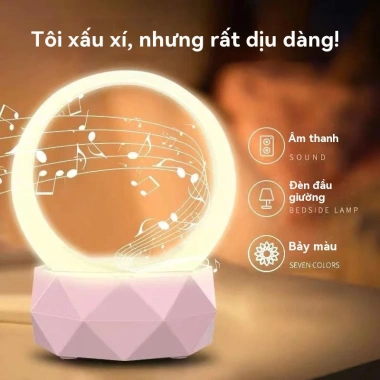Loa Bluetooth mini không dây, âm thanh sống động, quà sinh nhật, đèn ngủ nữ chỉ 119k