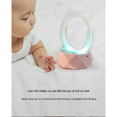 Loa Bluetooth mini không dây, âm thanh sống động, quà sinh nhật, đèn ngủ nữ chỉ 119k