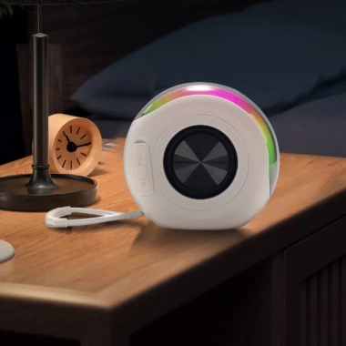 Loa Bluetooth Mini Ốc Sên 5.3, LED RGB nháy nhạc, Âm thanh sống động - 209k