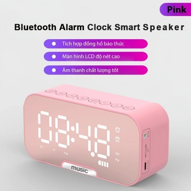 Loa Bluetooth Mini Q5 kèm đồng hồ – Bass mạnh, màn hình LED số, giảm còn 150.000đ 6