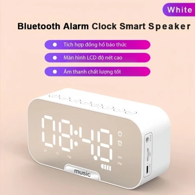 Loa Bluetooth Mini Q5 kèm đồng hồ LED, bass cực mạnh, âm thanh chuẩn - chỉ 149.000₫