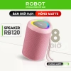 Loa Bluetooth Mini ROBOT RB120 Hồng Matte giới hạn 5W LED RGB, hỗ trợ thẻ nhớ, giá 209.000 2
