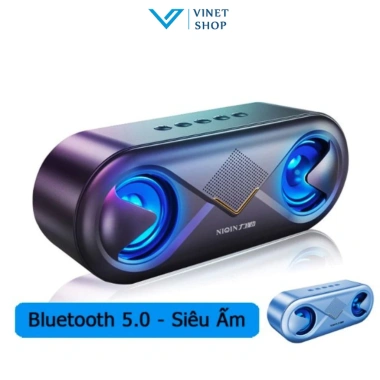 Loa Bluetooth Mini S6 Cao Cấp Bass Mạnh Stereo Siêu Trầm Để Bàn 336k