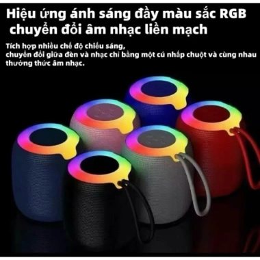 Loa Bluetooth Mini SH-309 - 5 LED RGB, âm trầm, pin 2-4h, bảo hành 12t, giá 119.000 VND
