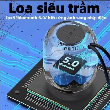 Loa Bluetooth Mini SH-309 - 5 LED RGB, âm trầm, pin 2-4h, bảo hành 12t, giá 119.000 VND