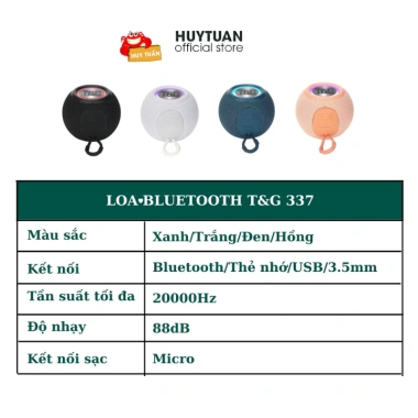Loa Bluetooth Mini TG-337 Chính Hãng - USB/Thẻ Nhớ, Dùng PC, Laptop, Điện Thoại, Giá 209.000đ 2