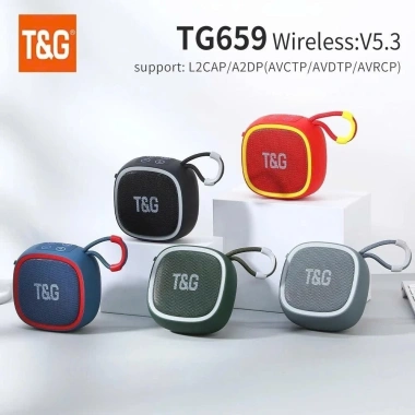Loa Bluetooth Mini TG-659 TENZATEK Không Dây, Nhỏ Gọn, Sang Trọng, Móc Treo – Chỉ 175.000₫