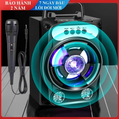 Loa Bluetooth Mini Xách Tay, Micro Dây, Âm Thanh Sống Động, Bảo Hành 12 Tháng 235.000 VND