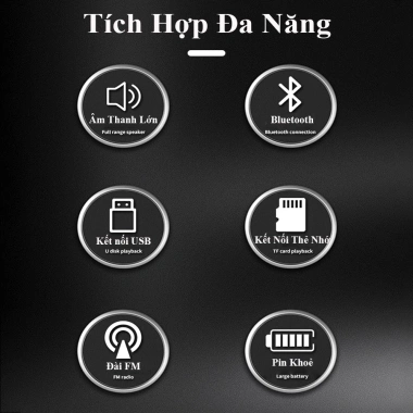 Loa Bluetooth Mini Xách Tay, Micro Dây, Âm Thanh Sống Động, Bảo Hành 12 Tháng 235.000 VND 8 Loa Bluetooth Mini Xách Tay, Micro Dây, Âm Thanh Sống Động, Bảo Hành 12 Tháng 235.000 VND 8