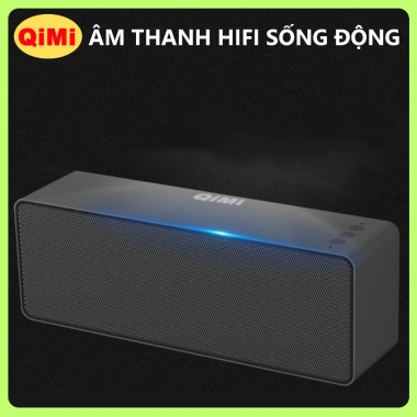 Loa Bluetooth QiMi F2 5.0 Âm Thanh HIFI Sống Động, Pin Trâu, Nhỏ Gọn - 439k