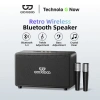 Loa Bluetooth retro GOOJODOQ 3 chế độ, âm trầm/bổng, 2 micro không dây, 1,390,000₫