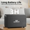 Loa Bluetooth retro GOOJODOQ 3 chế độ, âm trầm/bổng, 2 micro không dây, 1,390,000₫ 6