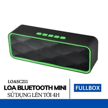 Loa Bluetooth SC211 Mini Bảo Hành 12 Tháng Nhỏ Gọn Đa Năng Nghe Nhạc Không Dây Hỗ trợ USB và Thẻ Nhớ Giá 88.000đ 5
