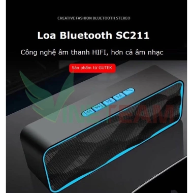 Loa Bluetooth SC211 Mini Bảo Hành 12 Tháng Nhỏ Gọn Đa Năng Nghe Nhạc Không Dây Hỗ trợ USB và Thẻ Nhớ Giá 88.000đ 6