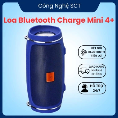 Loa Bluetooth Siêu Bass Mini Charge 4+ IPX7: âm thanh HiFi, bass ấm mạnh, pin 6‑8h, chỉ 117k 10 Loa Bluetooth Siêu Bass Mini Charge 4+ IPX7: âm thanh HiFi, bass ấm mạnh, pin 6‑8h, chỉ 117k 10
