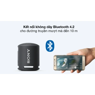Loa Bluetooth Sony SRS-XB13 chính hãng - Bass mạnh, IP67 chống nước, 16h, kết nối 2 loa, bảo hành 2 năm, giá 630.000 VND
