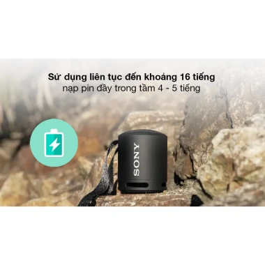 Loa Bluetooth Sony SRS-XB13 chính hãng - Bass mạnh, IP67 chống nước, 16h, kết nối 2 loa, bảo hành 2 năm, giá 630.000 VND