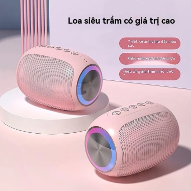 Loa Bluetooth Subwoofer, không dây, âm lượng lớn, nhỏ gọn, ngoài trời - 175.000₫