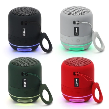 Loa Bluetooth TG294 - Bass mạnh, âm thanh stereo, đèn LED, nhỏ gọn, TF, USB, AUX, kết nối Laptop PC - 215.000₫