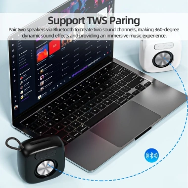 Loa Bluetooth TWS 5.3 Di Động GOOJODOQ - Không Dây, Dây Buộc, Thẻ TF, Sạc Lại, 138.999 VND 4
