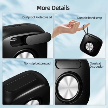 Loa Bluetooth TWS 5.3 Di Động GOOJODOQ - Không Dây, Dây Buộc, Thẻ TF, Sạc Lại, 138.999 VND 7