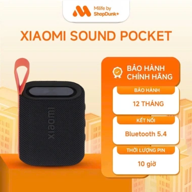 Loa Bluetooth Xiaomi Sound Pocket Chính Hãng, BH 12 Tháng, Giá giảm 689k - Âm thanh mạnh mẽ, pin lâu Loa Bluetooth Xiaomi Sound Pocket Chính Hãng, BH 12 Tháng, Giá giảm 689k - Âm thanh mạnh mẽ, pin lâu