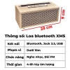 Loa Bluetooth XM5 Mini vỏ gỗ, kèm giá đỡ, âm thanh bass trầm mạnh, pin dung lượng lớn, bảo hành 6 tháng 225.000 VND 7