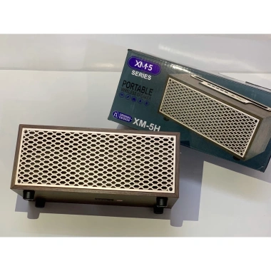 Loa Bluetooth XM5 Mini vỏ gỗ, kèm giá đỡ, âm thanh bass trầm mạnh, pin dung lượng lớn, bảo hành 6 tháng 225.000 VND 9