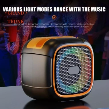 Loa di động GRAND‑t: giá đỡ, đèn RGB, Super Bass, 10h playtime – 105.200₫, du lịch 2