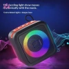 Loa di động Maxrrh giá rẻ 145.200đ - Giá đỡ điện thoại, đèn RGB, Super Bass, 10h chơi 6