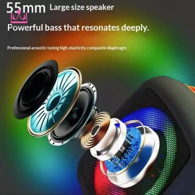 Loa di động Maxrrh giá rẻ 145.200đ - Giá đỡ điện thoại, đèn RGB, Super Bass, 10h chơi 9 Loa di động Maxrrh giá rẻ 145.200đ - Giá đỡ điện thoại, đèn RGB, Super Bass, 10h chơi 9