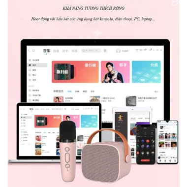Loa Karaoke Bluetooth Mini 7.752 - Bass mạnh, Micro không dây tay cầm, 159.000₫ 9