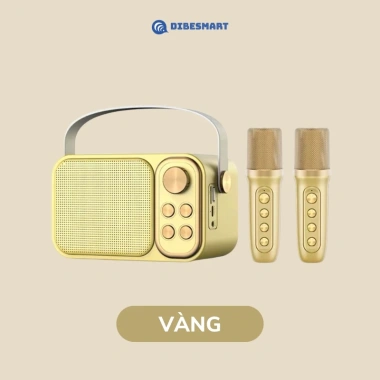 Loa Karaoke Bluetooth YS-105 DIBESMART 10W Âm thanh siêu hay, 2 micro không dây, thiết kế nhỏ gọn, chỉ 435.000đ 9