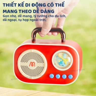 Loa karaoke mini Bluetooth Mideer cho bé kèm mic singalone - Nhỏ gọn, âm thanh sống động, giá chỉ 909.000₫ 7 Loa karaoke mini Bluetooth Mideer cho bé kèm mic singalone - Nhỏ gọn, âm thanh sống động, giá chỉ 909.000₫ 7