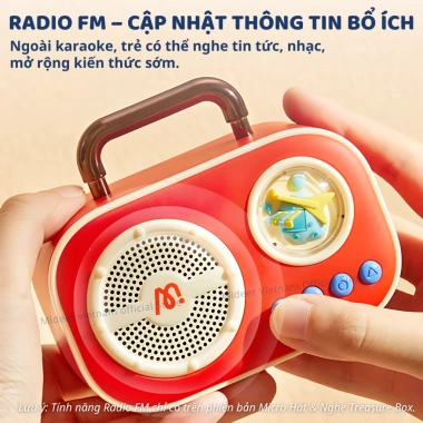 Loa karaoke mini Bluetooth Mideer cho bé kèm mic singalone - Nhỏ gọn, âm thanh sống động, giá chỉ 909.000₫ 9 Loa karaoke mini Bluetooth Mideer cho bé kèm mic singalone - Nhỏ gọn, âm thanh sống động, giá chỉ 909.000₫ 9