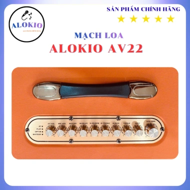 Loa Karaoke Xách Tay ALOKIO V22 800W 2 Bass Thùng Gỗ Bluetooth Tặng 2 Micro UHF Chính Hãng 5