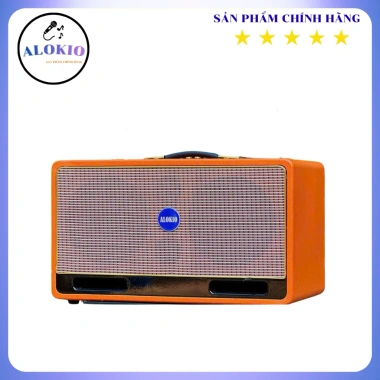 Loa Karaoke Xách Tay ALOKIO V22 800W 2 Bass Thùng Gỗ Bluetooth Tặng 2 Micro UHF Chính Hãng 7
