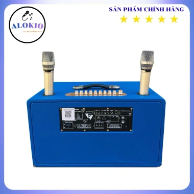 Loa Kéo Bluetooth ALOKIO V22 2 Bass Gỗ - Tặng 2 Micro Karaoke - 3 Màu, 3,5 Triệu 5 Loa Kéo Bluetooth ALOKIO V22 2 Bass Gỗ - Tặng 2 Micro Karaoke - 3 Màu, 3,5 Triệu 5