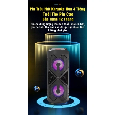 Loa Kẹo Kéo Karaoke Mini 818DW Bluetooth - Micro kèm, công nghệ âm tần, giá 209.000₫ 3